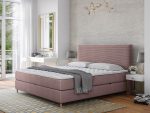Επενδυμένο κρεβάτι Laro-Roz-140 x 200 - Image 2