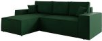Γωνιακός καναπές Malaga mini II-Prasino-Αριστερή
