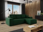 Γωνιακός καναπές Malaga mini II-Prasino-Δεξιά - Image 2