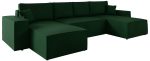 Γωνιακός καναπές Malga Maxy II-Prasino