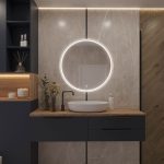 Καθρέφτης Calia L LED-Διάμετρος: 60 εκ.