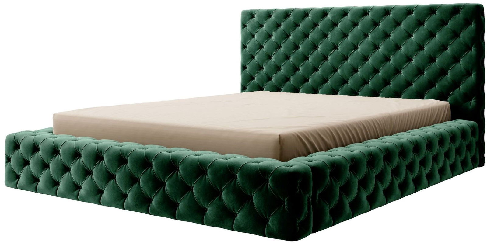 image_777671_be-pri-met-35lu_wb1_1__2_2 Επενδυμένο κρεβάτι Princce-Prasino-180 x 200 - Image 1