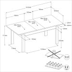 Επεκτεινόμενο τραπέζι Portland - Image 3