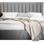 Επενδυμένο κρεβάτι Cosmos-Gkri-180 x 200