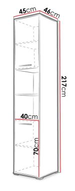 Ντουλάπα Concept Pro II-Gkri - Image 2