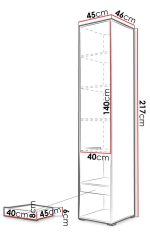 Ντουλάπα Concept Pro I-Gkri - Image 2