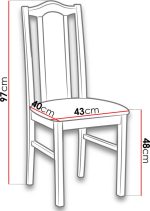 Καρέκλα Bossi II - leuko - mpez - Image 2