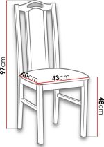 Καρέκλα Bossi IX - sonoma - ladi - Image 2