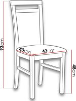 Καρέκλα Lombardy V - Leuko - Kafe Skouro - Image 2
