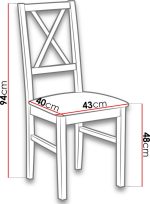 Καρέκλα Nile X - sonoma - mpez - Image 2