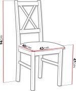 Καρέκλα Nile X - karudi - anthraki - Image 2