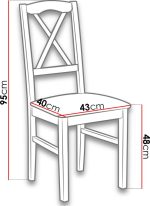 Καρέκλα Nile XI - sonoma - mpez - Image 2