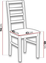 Καρέκλα Nile VIII - sonoma - ladi - Image 2