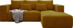 Γωνιακός καναπές Stripes-Δεξιά-Moustardi