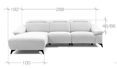 Γωνιακός καναπές Gappito-Gkri-Δεξιά - Image 3