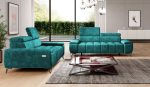 Καναπές Priscilla τριθέσιος-Petrol - Image 2