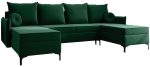 Γωνιακός καναπές Leon U-Prasino