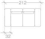 Καναπές Civil διθέσιος - Image 3