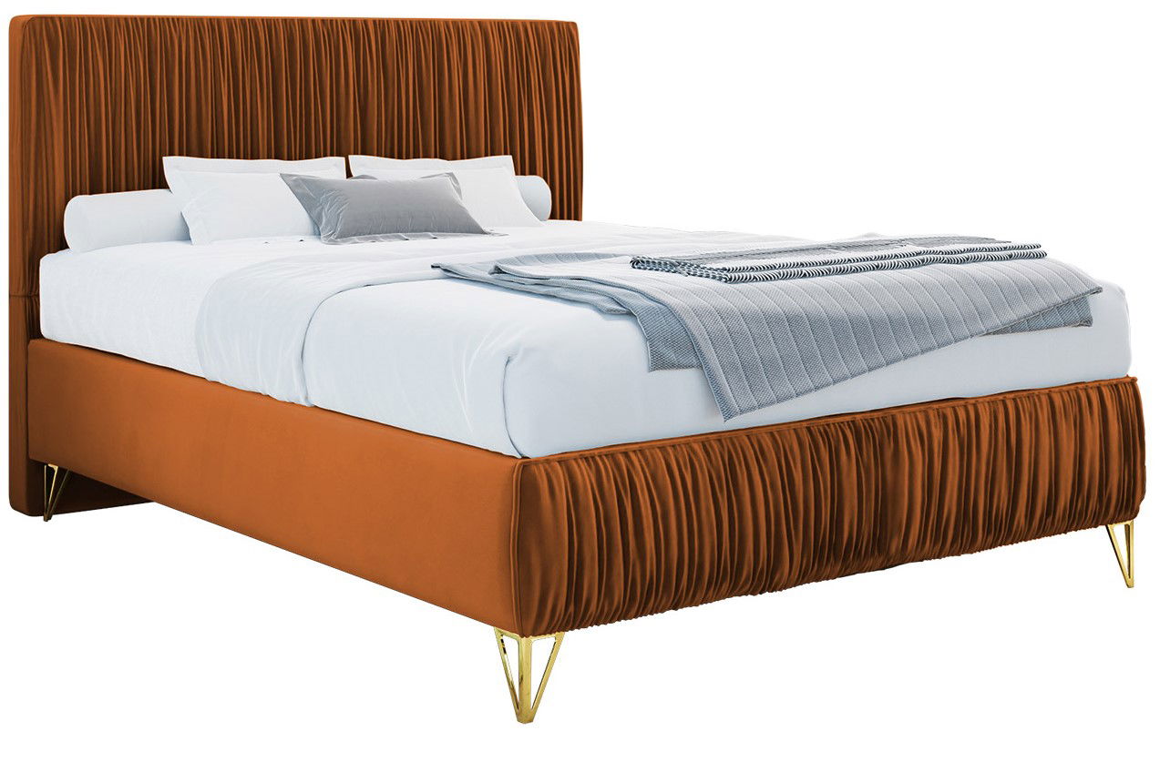 image_791981_02_2_1__1_1 Επενδυμένο κρεβάτι Mars-Portokali-140 x 200 - Image 1