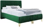 Επενδυμένο κρεβάτι Mars-Prasino-160 x 200