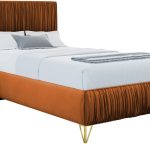 Επενδυμένο κρεβάτι Mars mini-Portokali-90 x 200