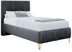 Επενδυμένο κρεβάτι Mars mini-Gkri Skouro-80 x 200