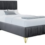 Επενδυμένο κρεβάτι Mars mini-Gkri Skouro-80 x 200