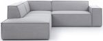 Γωνιακός καναπές Fubu S-Γκρι-Αριστερή