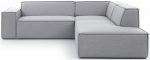 Γωνιακός καναπές Fubu S-Γκρι-Δεξιά