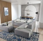 Γωνιακός καναπές Fubu S-Γκρι-Δεξιά - Image 2