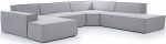 Γωνιακός καναπές Fubu M-Γκρι-Δεξιά - Image 3