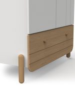 Ντουλάπα Eda δίφυλλη - Image 3