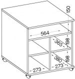 Ντουλάπι τροχηλάτο Warrior I-Fusiko - Image 2