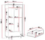 Γκαρνταρόμπα Ferido 2D1SZ - Image 3
