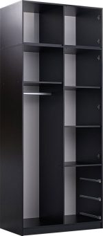 Ντουλάπα Lati D2 Δίφυλλη με πατάρι - Image 5