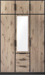 Ντουλάπα Lati D3 Τρίφυλλη με πατάρι - Image 5