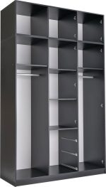 Ντουλάπα Lati D3 Τρίφυλλη με πατάρι - Image 6