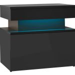 Κομοδίνο Glossa 1S με LED-Mauro gualistero