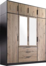 Ντουλάπα Lati D4 Τετράφυλλη με πατάρι