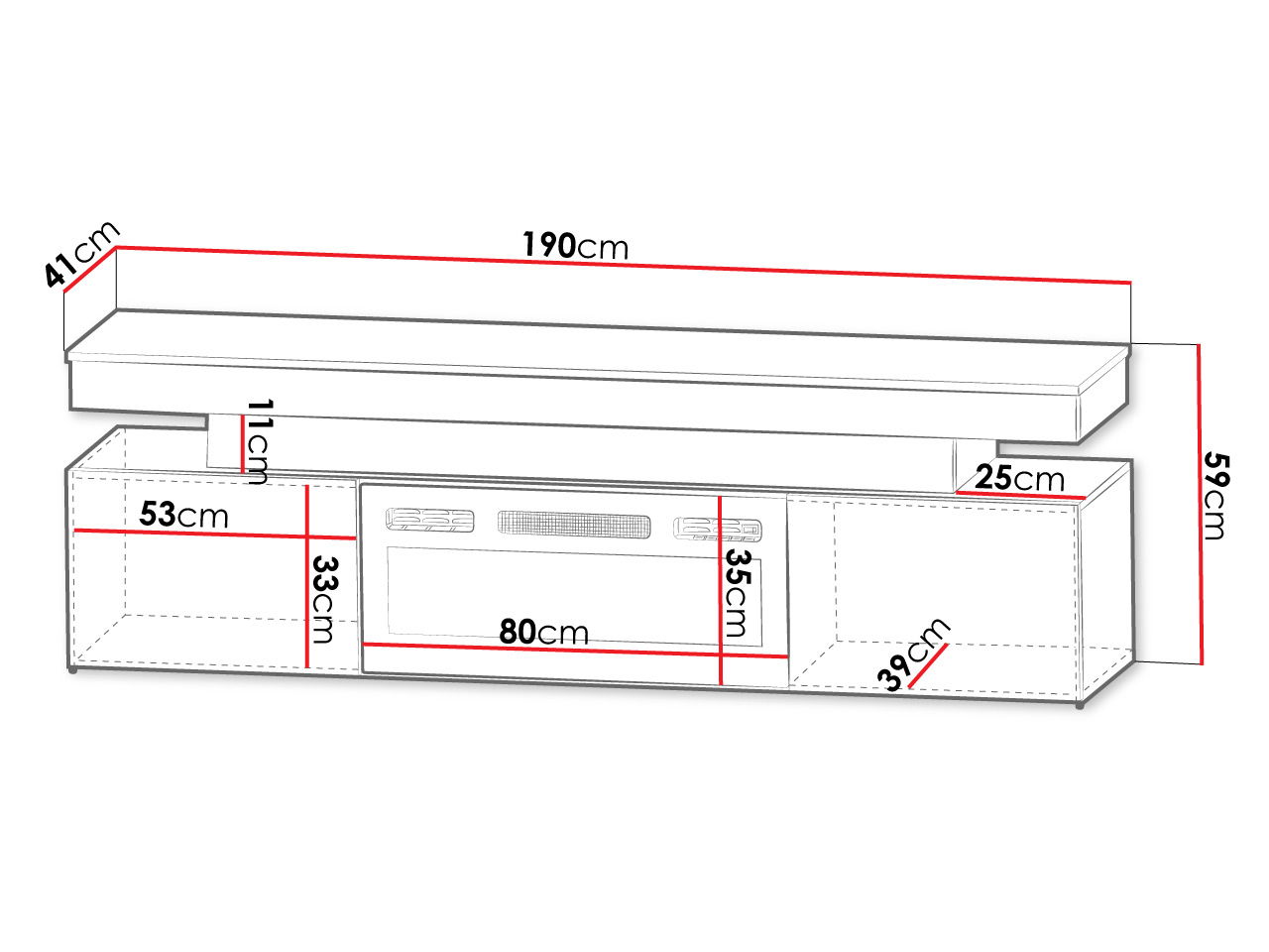 Έπιπλο τηλεόρασης Glossa 2D 190 plus-Mauro gualistero - Image 3
