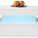 Τραπεζάκι σαλονιού Glossa 2D με LED-Leuko-Leuko gualistero