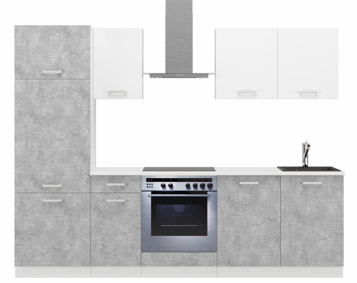 image_797844_toni-260-bellato_grey-white_1 Σύνθεση κουζίνας Kahneman II-Gkri - Image 1