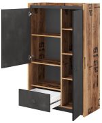 Ντουλάπα Fargo Mini 2D1S Δίφυλλη - Image 3