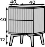 Κομοδίνο Natsi - Image 3