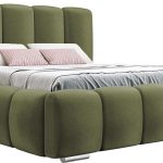 Επενδυμένο κρεβάτι Wizko-Prasino-180 x 200