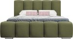 Επενδυμένο κρεβάτι Wizko-Prasino-180 x 200 - Image 5
