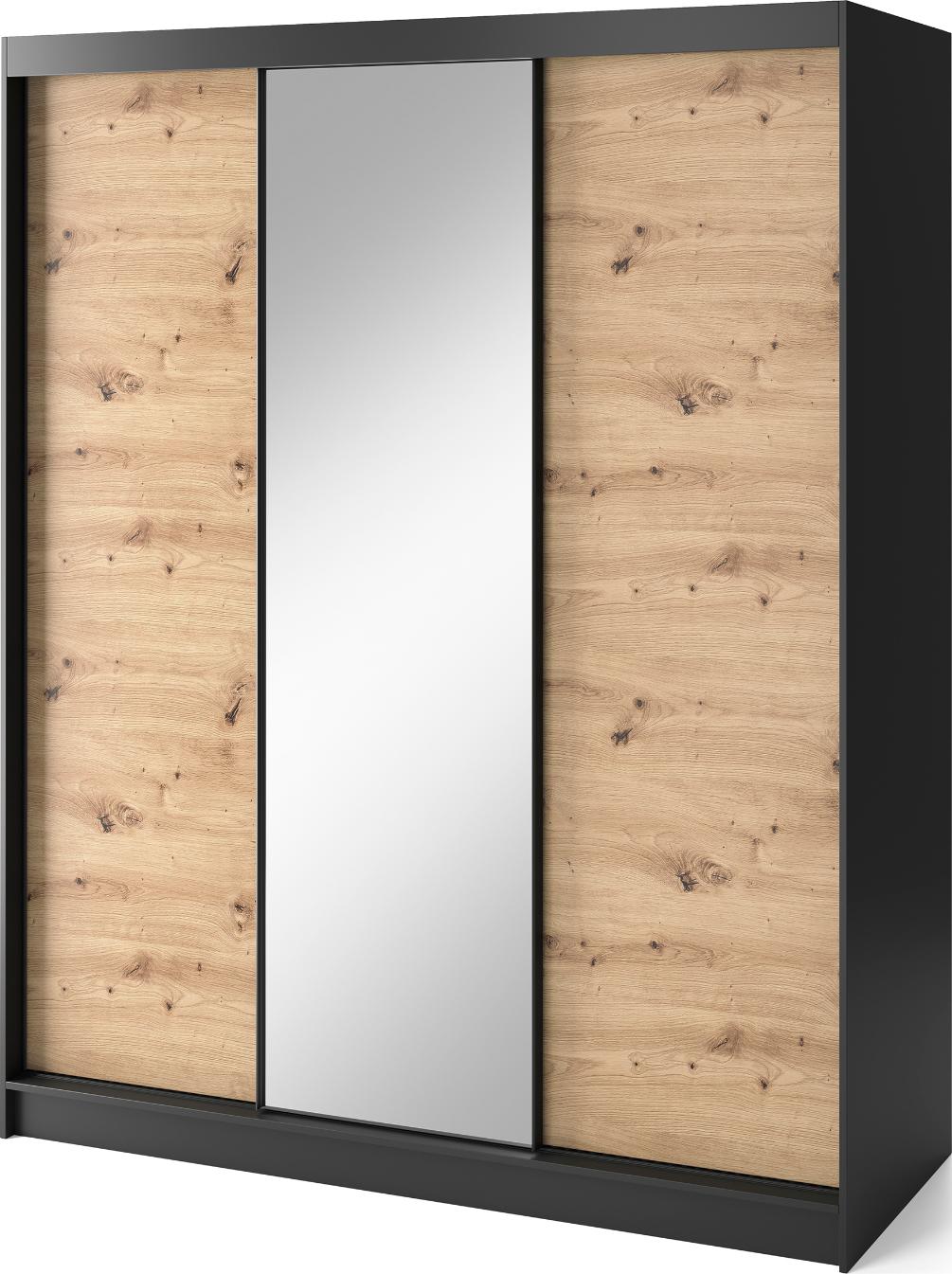 image_806887_war-iii-esv-bm-180_wb5_ Ντουλάπα συρόμενη Svole III με καθρέπτη - Image 1