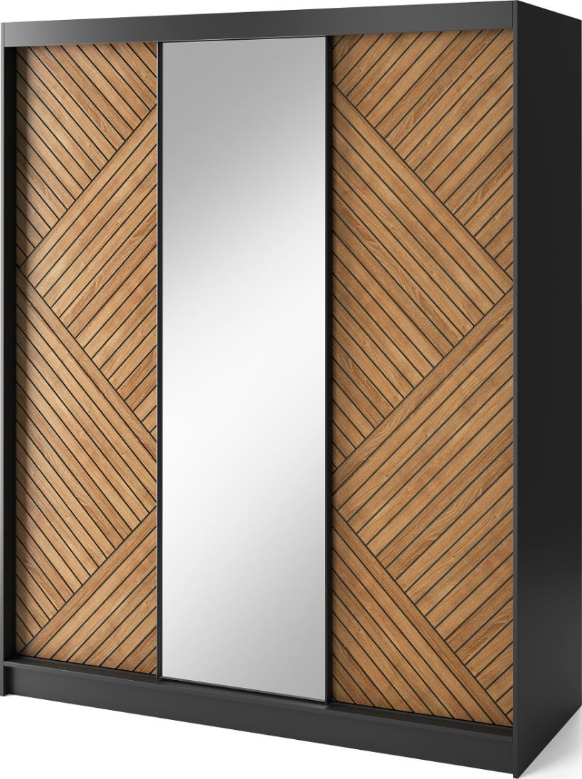 image_806991_war-iii-mar-bm-180_wb5_ Ντουλάπα συρόμενη Phylo III με καθρέπτη - Image 1