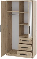 Ντουλάπα Kos 2D Δίφυλλη - Image 4