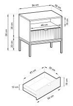 Βοηθητικό τραπεζάκι Palermo-Prasino - Image 3